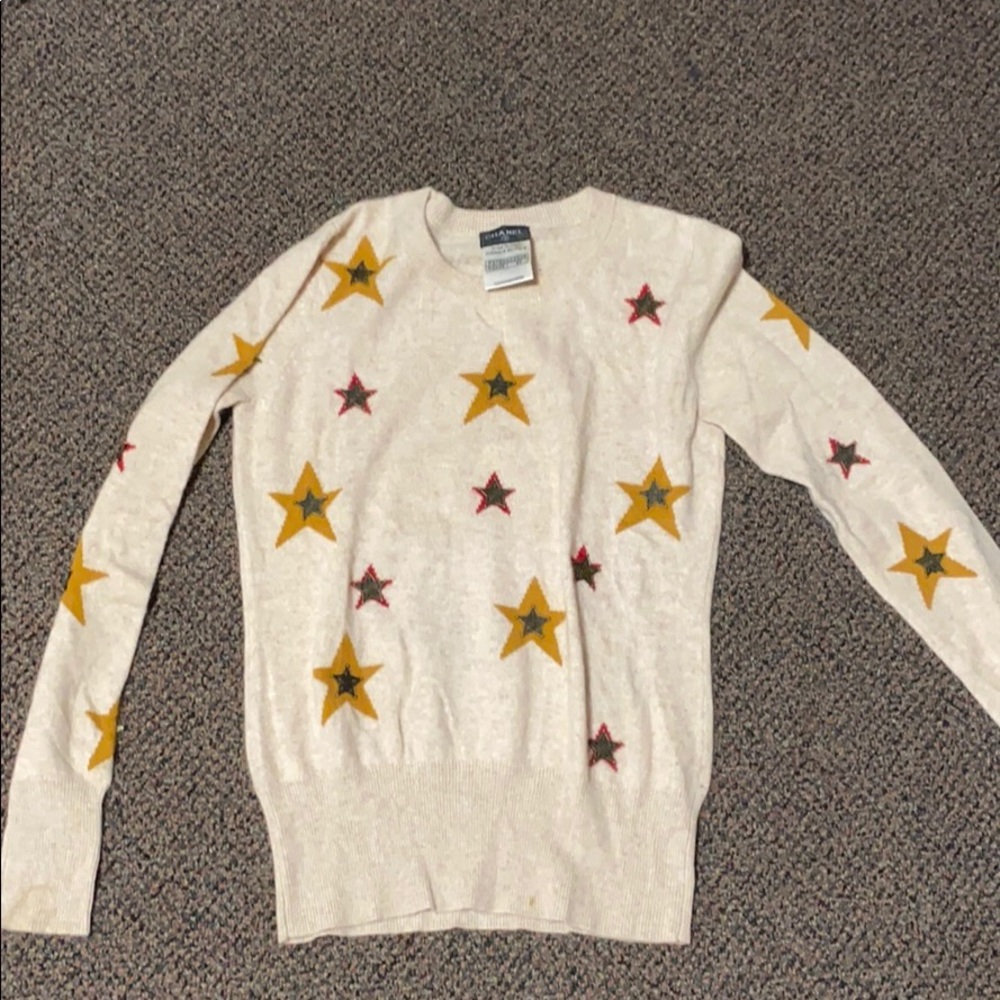 Star patterned Chanel sweater